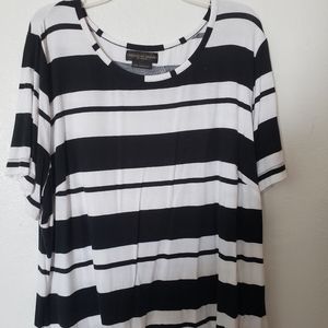 Black and white shirt